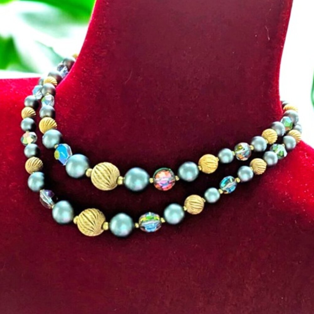 Multi-Strand Necklace with Sparkle!